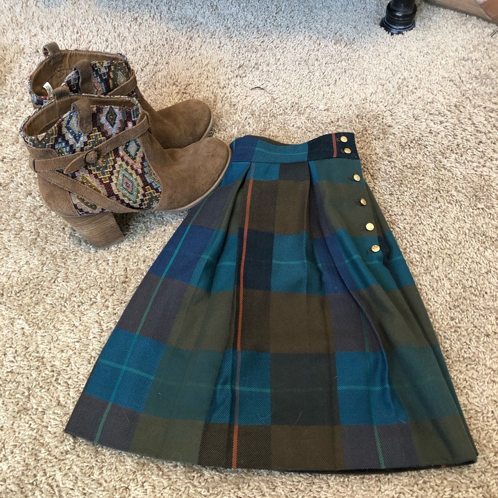 Plaid Skirt